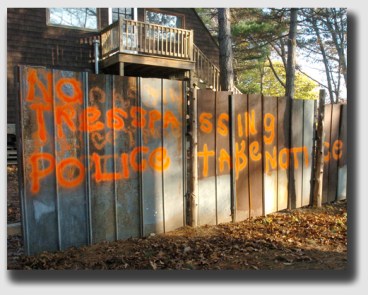 Now this is a spite fence.