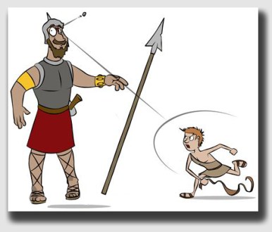 Sometimes the little guy really does win ...