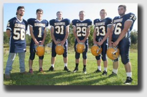 The Boothbay High School (Maine) Seahawks. They have this Sunday off, too ...