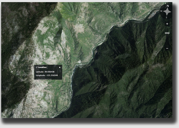 The area of the fire - 13 years later, growth is still sparse.