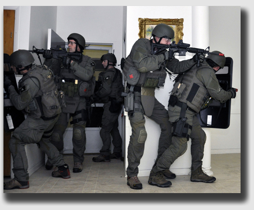 No impressionist paintings were harmed during this raid.