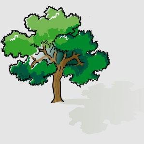 Mr. Griefield's tree was a sturdy, natural, plain vanilla oak.