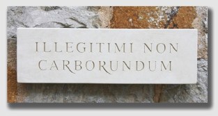 Another Latin phrase ... this one more familiar ...