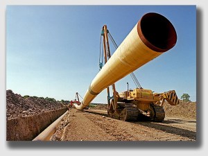 A pipeline runs through it ... but how wide is the easement?