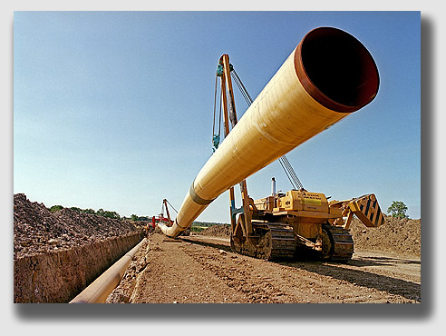 A pipeline runs through it ... but how wide is the easement?