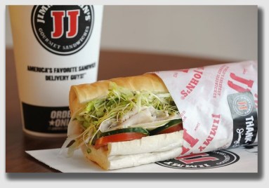 We liked our lunch at Jimmy John's, and didn't discover that we were really victims - not patrons - until more than a year later.
