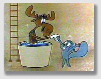 Not Bullwinkle -- Moose River is named for a generic moose, we understand.