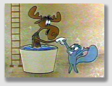 Not Bullwinkle -- Moose River is named for a generic moose, we understand.