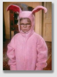 Unlike the kid above, our Ralph wasn't quick like a bunny when the branch fell.