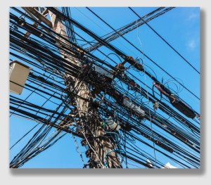 Just because a utility pole on a prescriptive carries one wire doesn't mean that it may carry more than one ...