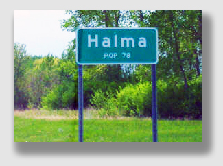 There are only 78 people in Halma - so if you don't drive your pickup through the swamp muck, there's not a lot to do.