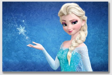 If she didn't work for Disney (and if she weren't a cartoon character), Elsa could be a field rep for Mid-Century.