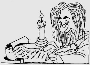 A scrivener's error? Sure. Remember Bartleby?