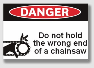 Or, if you're Sylvester, don't use a chainsaw at all...