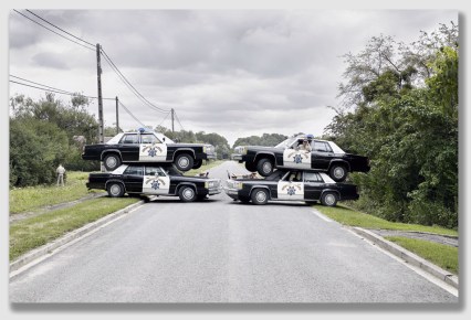 The county's lawyers set up roadblocks that would put the cops to shame ...