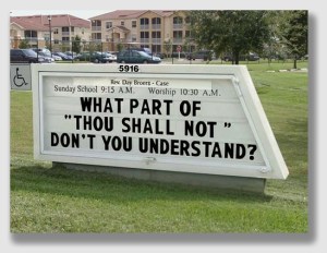 Answer: The part where you claimed to the neighbors' property.