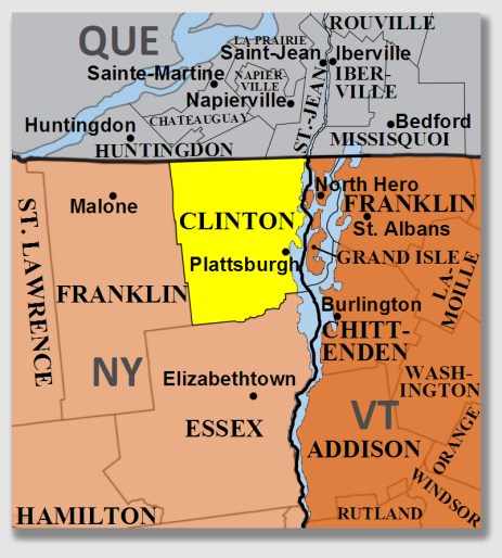 Clinton County - pretty far from the Big Apple.