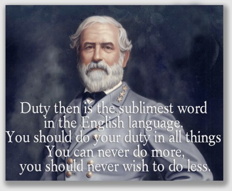 Gen. Robert E. Lee knew something about duty ... and even he couldn't have found that NYSEG owed one to Mr. Brothers.